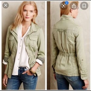 Anthropologie Marrakeck Military Cargo Jacket